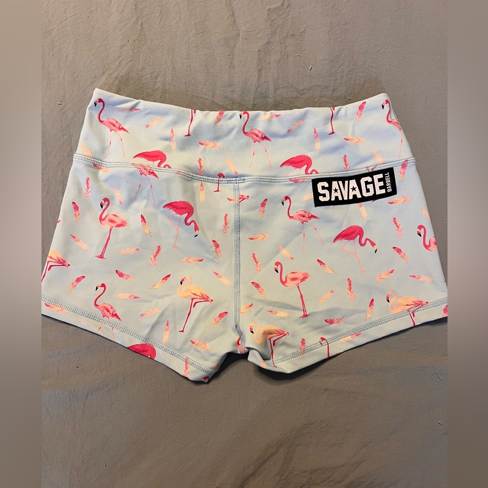 Savage Barbell booty shorts